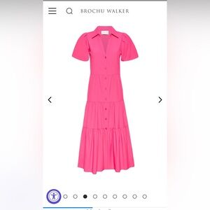 Brochu Walker Havana dress, pink XS